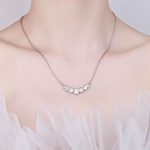 Collares Mujer De Moda Plata Joyas Boda Dijes Charms Color