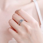 Anillo Ajustable De Plata Para Mujer,regalo Promesa Novia